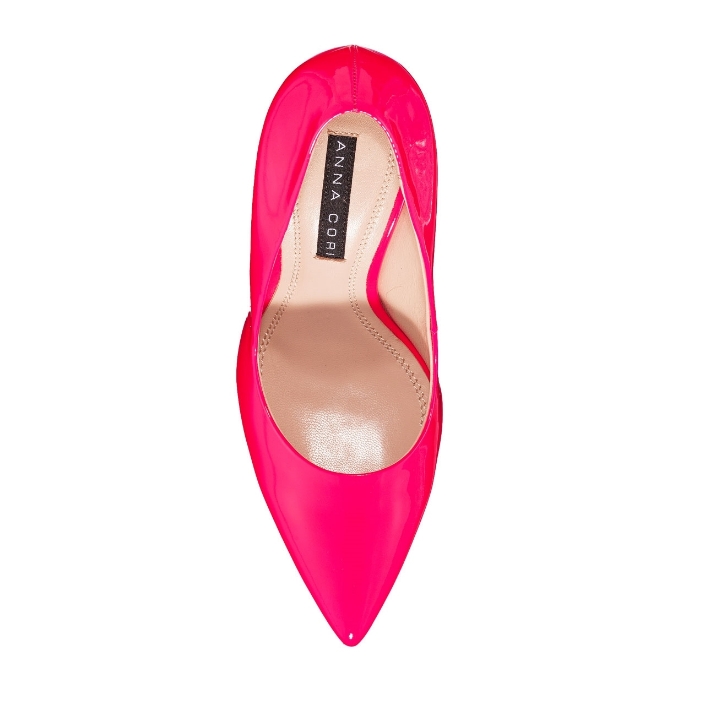 Imagine Pantofi Eleganti Dama 4532 Vernice Fluo Fuxia