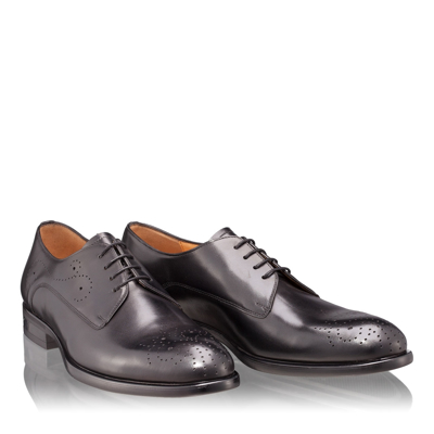 Pantofi Eleganti Barbati 6626 Vitello Negru