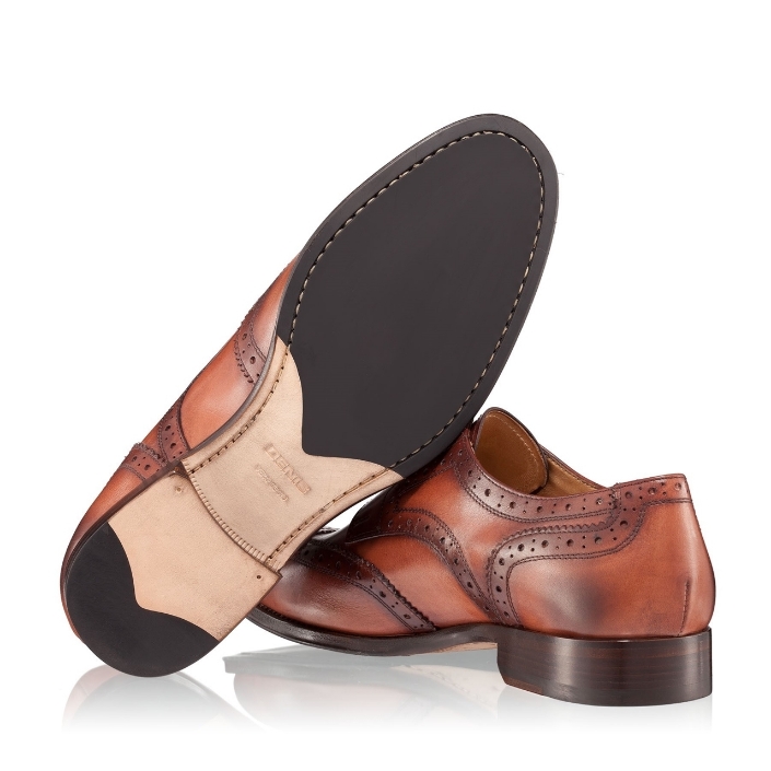 Pantofi Eleganti Barbati 2937 Vitello Mogano