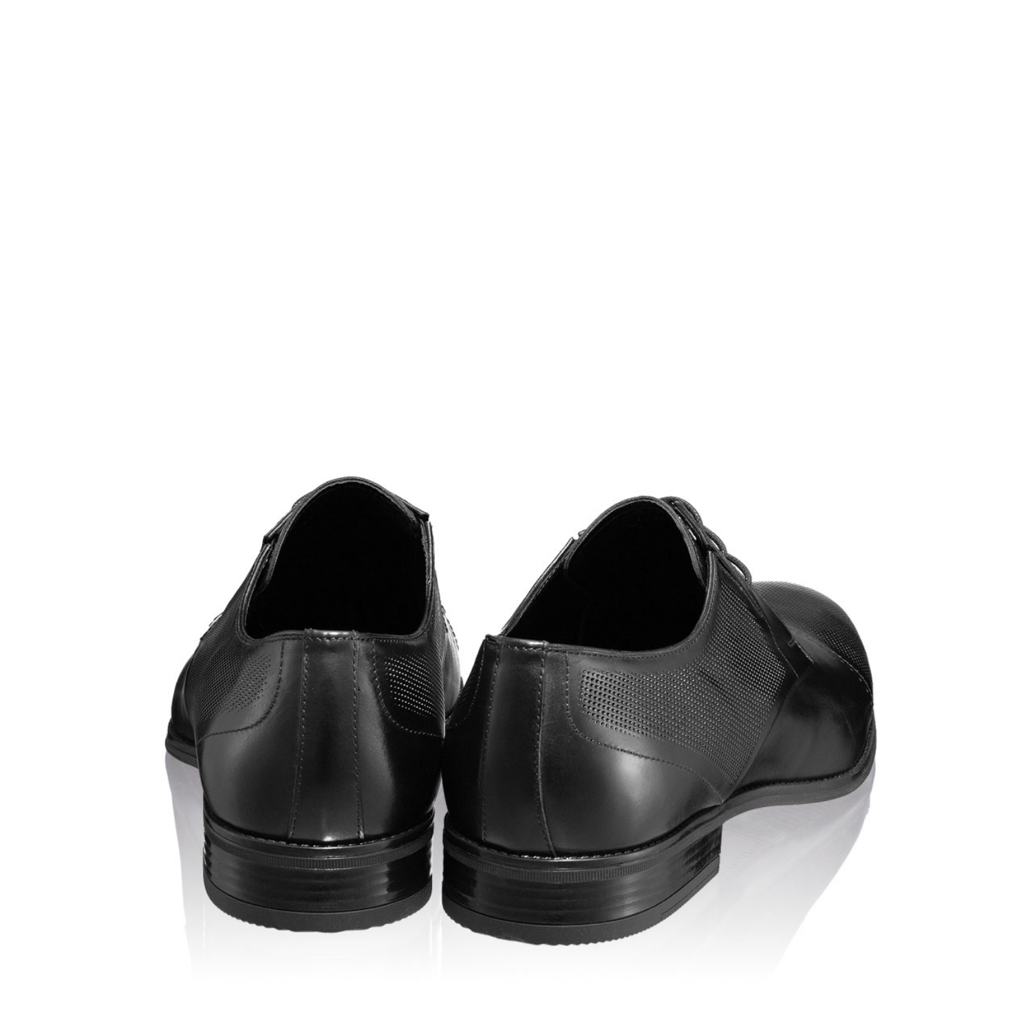 Imagine Pantofi Eleganti Barbati 6856 Vitello Foro Negru