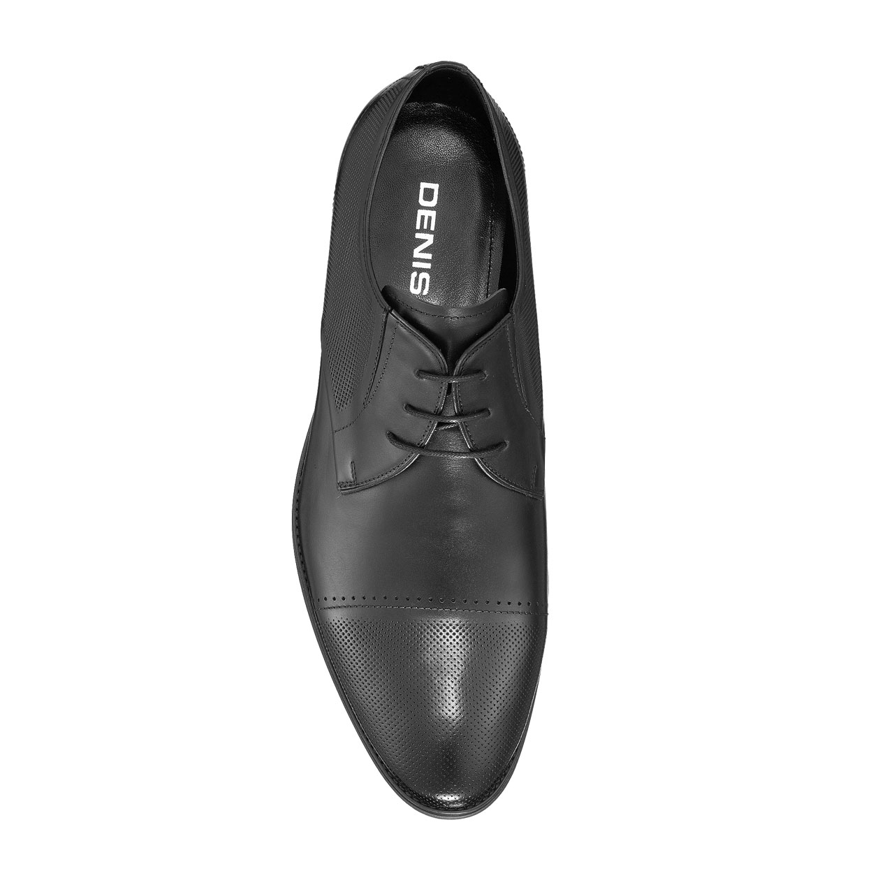 Imagine Pantofi Eleganti Barbati 6856 Vitello Foro Negru