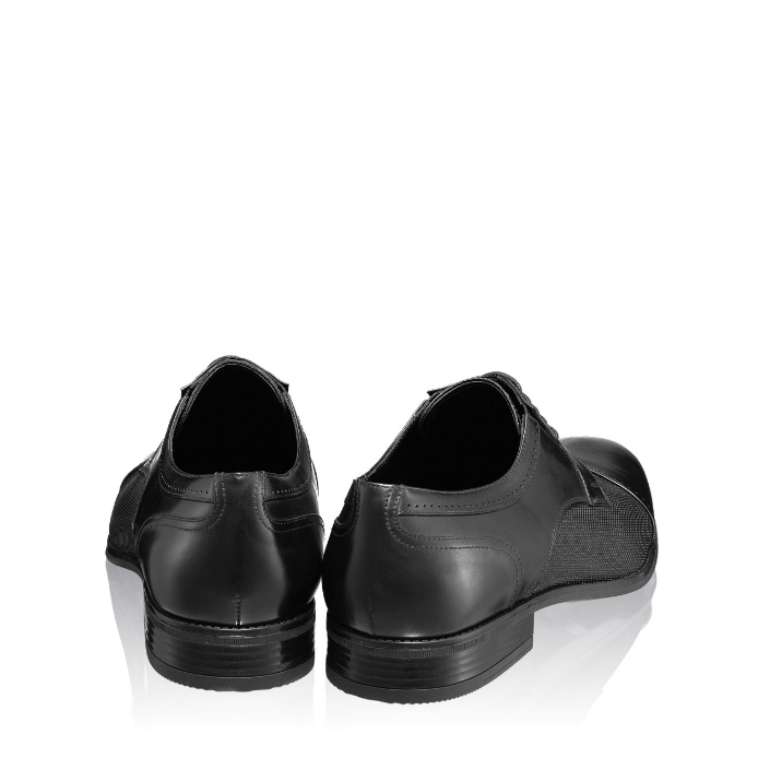 Imagine Pantofi Eleganti Barbati 6858 Vitello Foro Negru