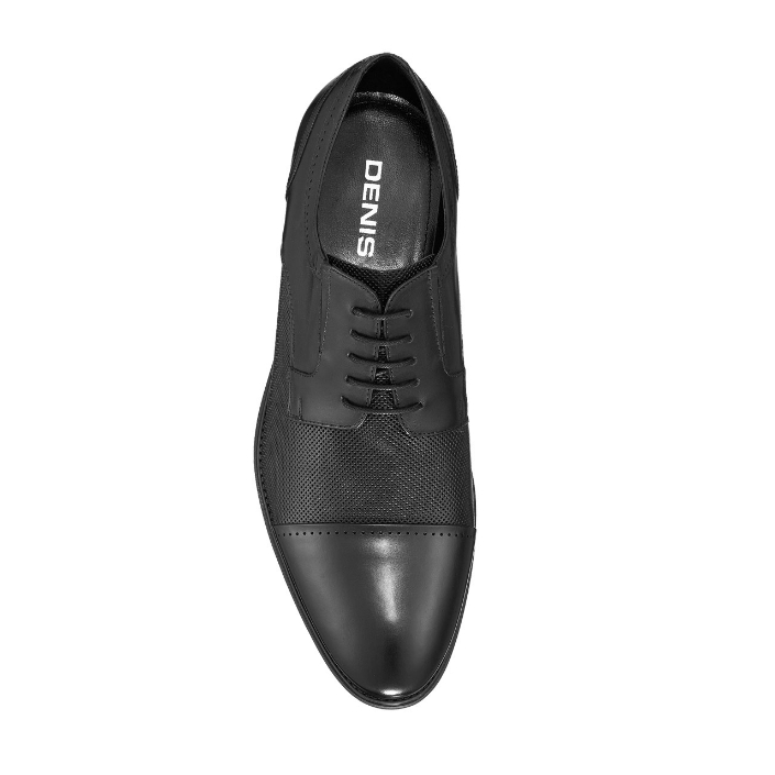 Imagine Pantofi Eleganti Barbati 6858 Vitello Foro Negru