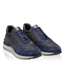 Pantofi sport 6901 Crosta Blue+Tesut Negru