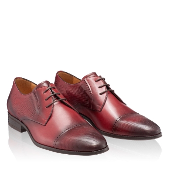 Pantofi Eleganti Barbati 6856 Vitello Bordo