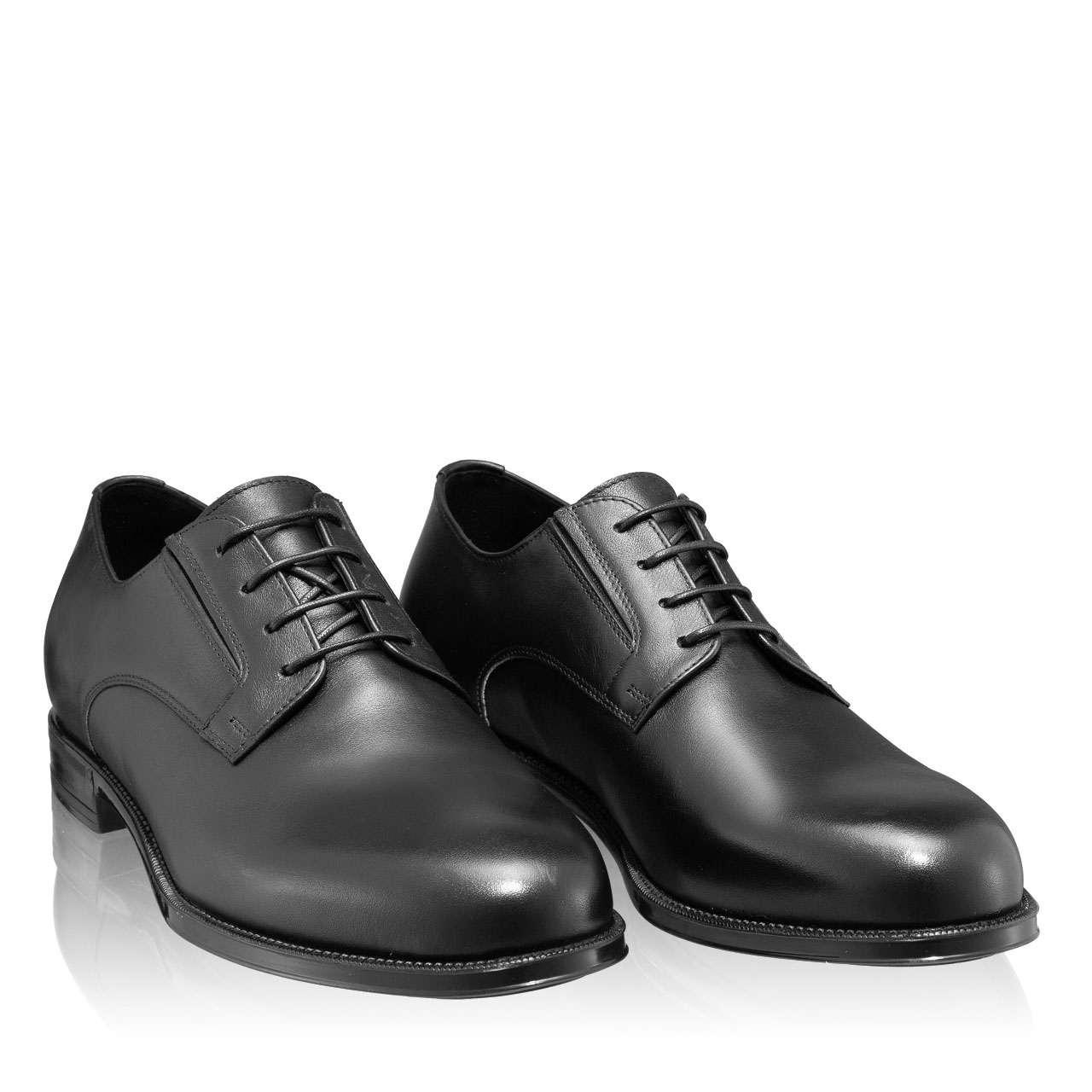 Imagine Pantofi Eleganti Barbati 7011 Vitello Negru