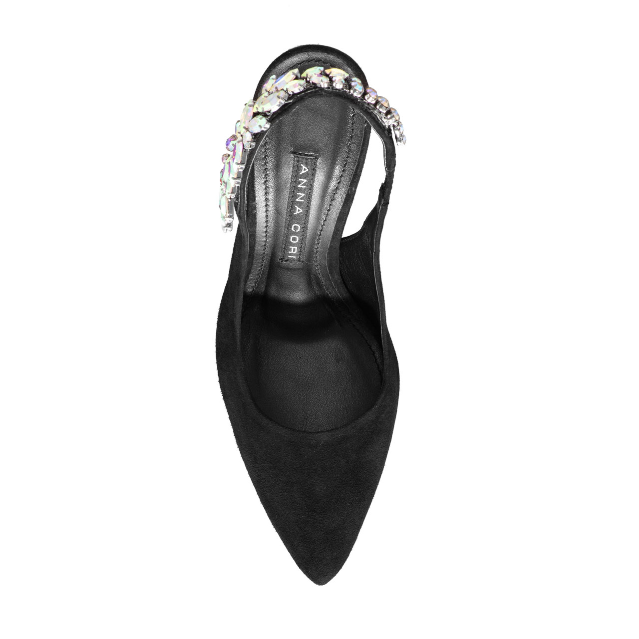 Imagine Pantofi Eleganti Dama 5514 Camoscio Negru