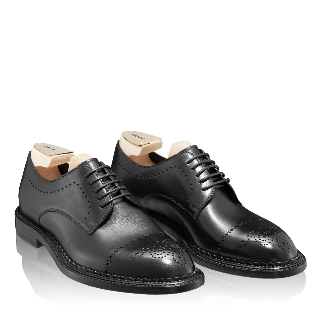 Imagine Pantofi Eleganti Barbati 7027 Vitello Negru