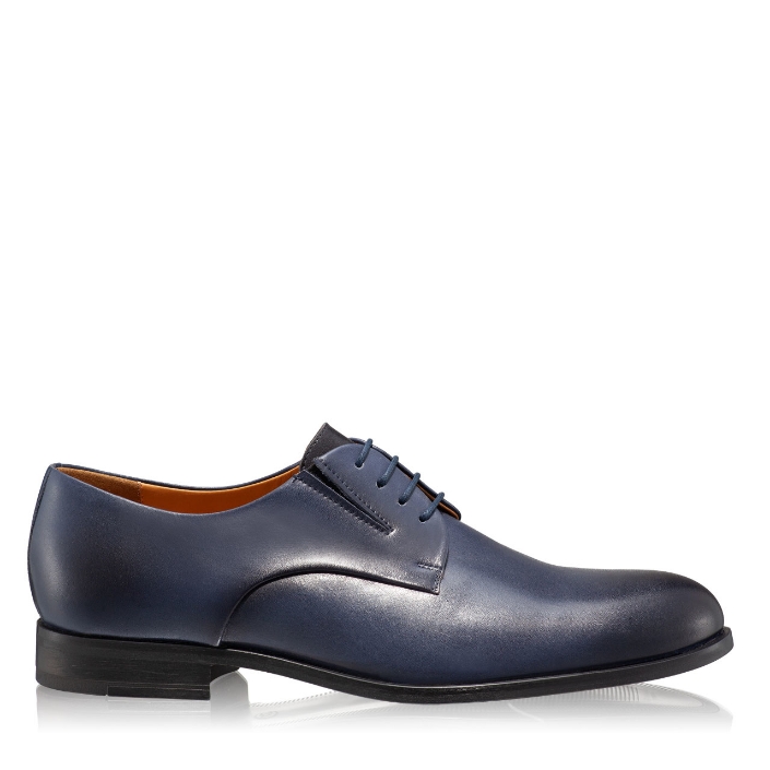 Imagine Pantofi Eleganti Barbati 7042 Vitello Blue