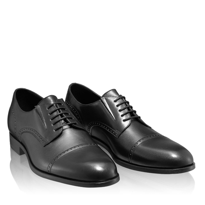 Imagine Pantofi Eleganti Barbati 7043 Vitello Negru