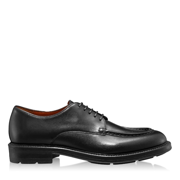 Imagine Pantofi Eleganți Bărbați 7064 Vitello Negru