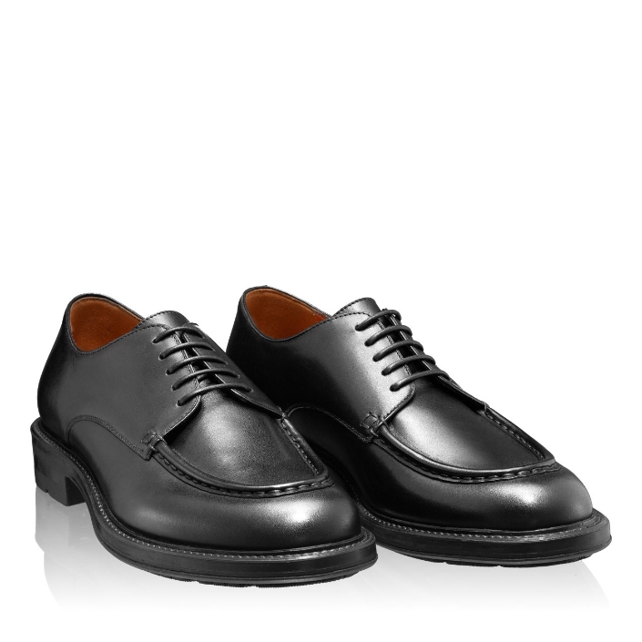 Imagine Pantofi Eleganți Bărbați 7064 Vitello Negru