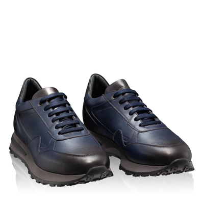 Pantofi Sport Barbati 7030 Vitello Blue Inv