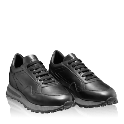 Pantofi Sport Barbati 7030 Vitello Negru/Negru