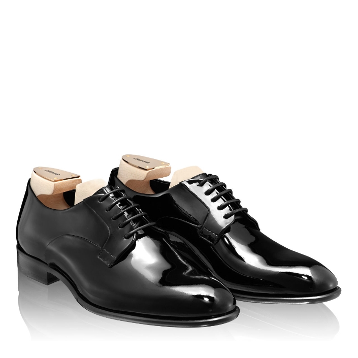 Imagine Pantofi Eleganti Barbati 7034 Lac Negru