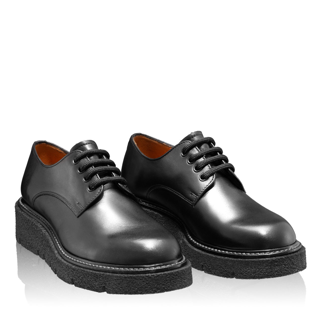Imagine Pantofi Casual Dama 6195 Vitello Negru