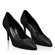 Pantofi Eleganti Damă 4416 Camoscio Perlato Negru