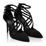Imagine Pantofi Eleganti Dama 5671 Camoscio Negru