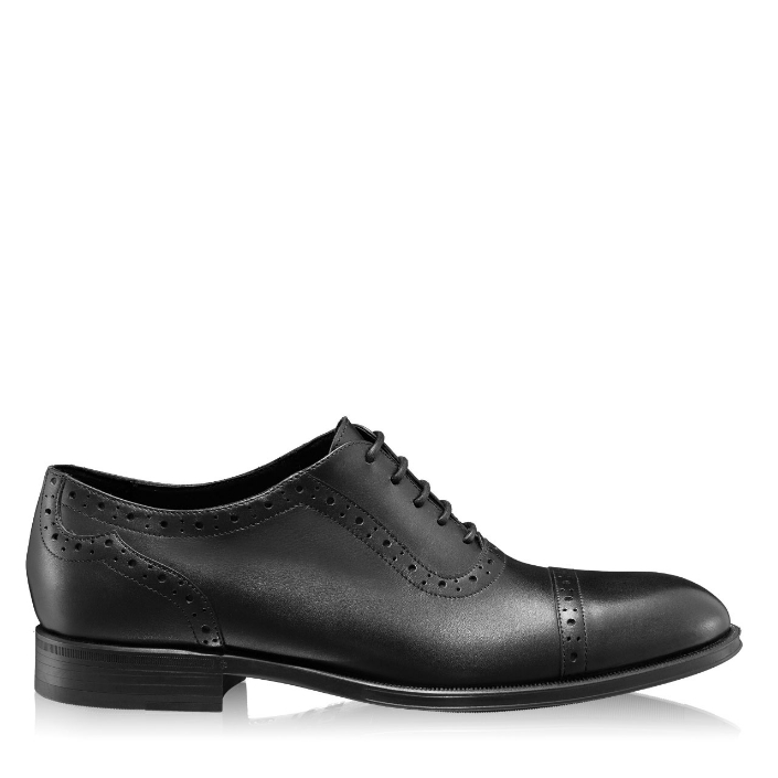 Imagine Pantofi Eleganți Bărbați 7072 Vitello Negru