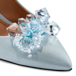 Imagine Pantofi Eleganti Dama 4591 Nabuck Perlato Azzurro