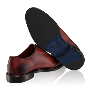 Pantofi Eleganti Barbati 7035 Vitello Bordo