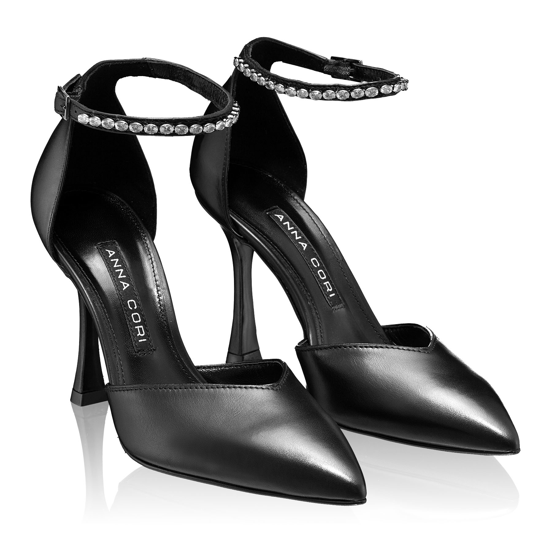 Imagine Pantofi Eleganti Dama 6276 Vitello Negru