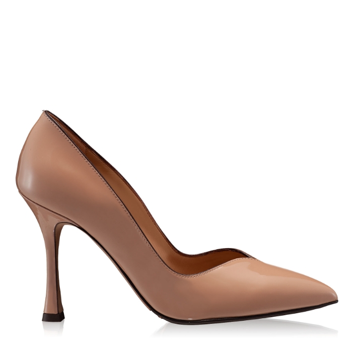 Imagine Pantofi Eleganti Dama 4521 Lac Nude