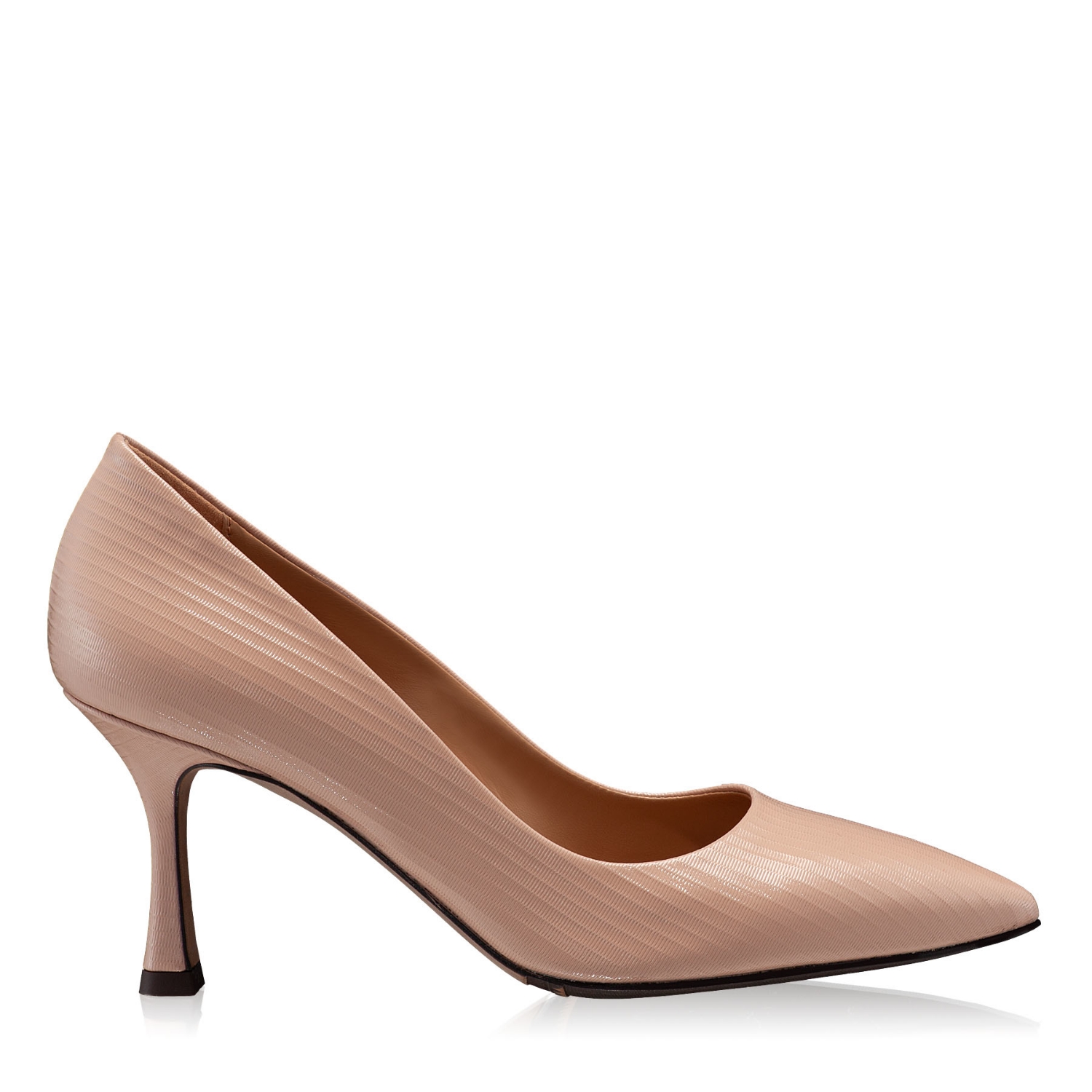 Imagine Pantofi Eleganti Dama 4416 Lac Stamp Nude