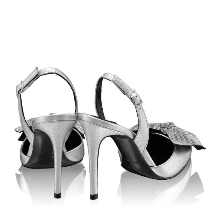 Imagine Pantofi Eleganti Dama 6162 Laminato Argento