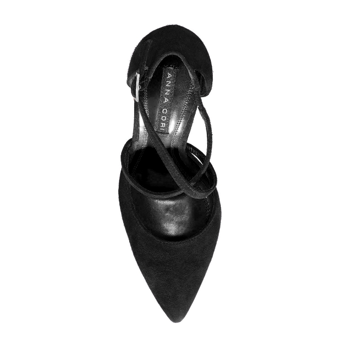 Imagine Pantofi Eleganti Dama 4418 Camoscio Negru