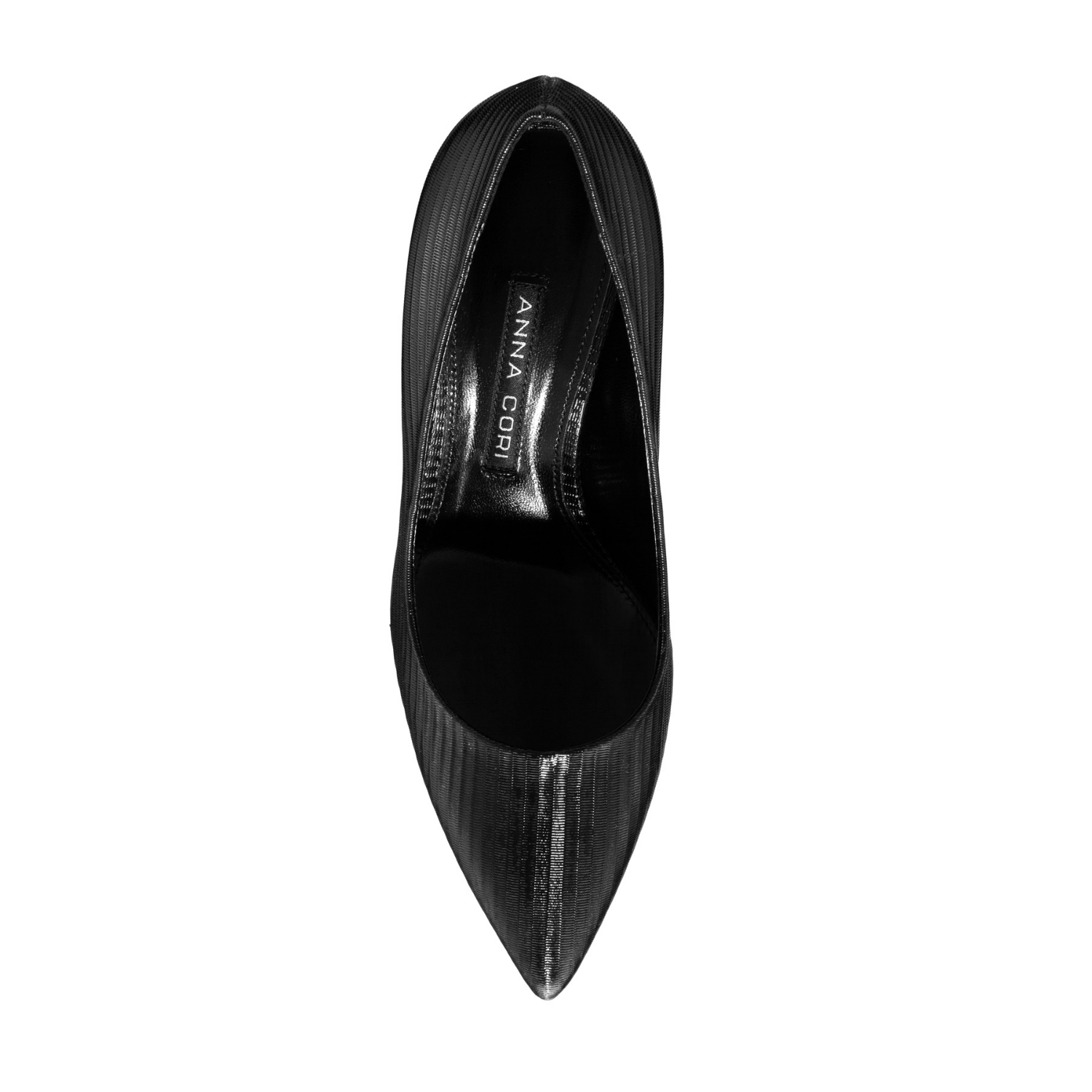 Imagine Pantofi Eleganti Dama 4416 Lac Stamp Negru