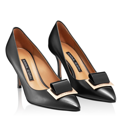 Pantofi Eleganți Damă 6182 Vitello Negru
