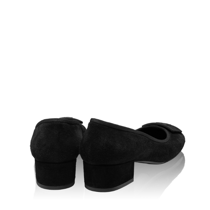 Imagine Pantofi Eleganti Dama 6393 Camoscio Negru