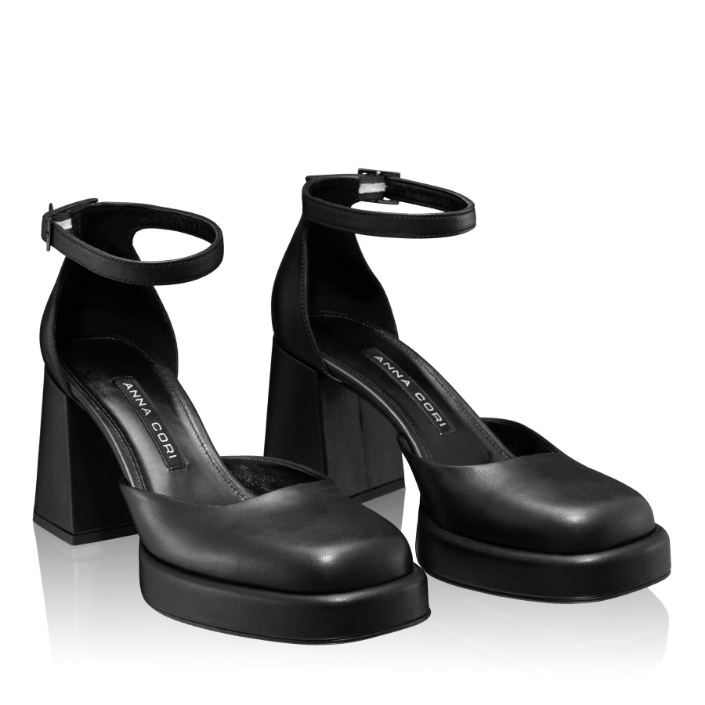 Imagine Pantofi Eleganti Dama 6477 Vitello Negru