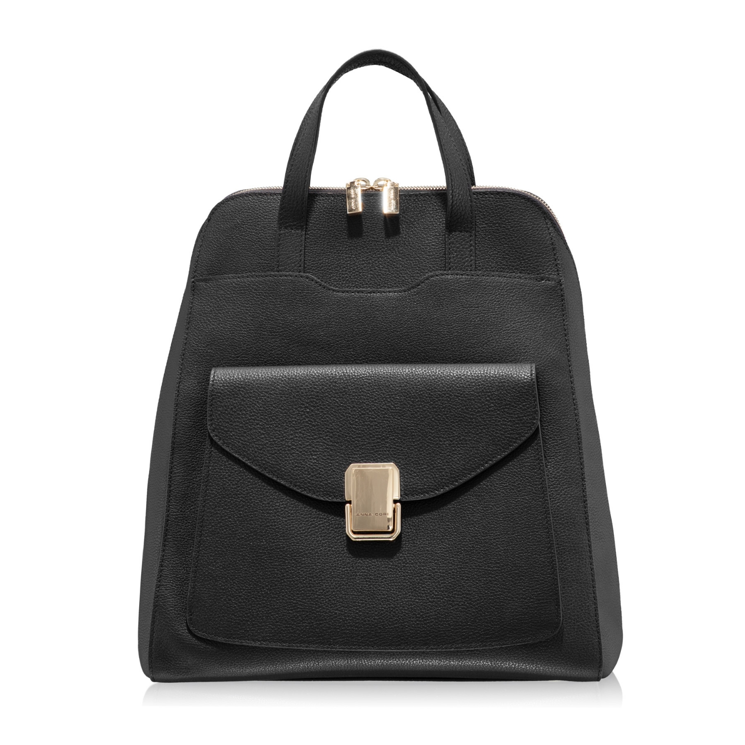 Picture of Women Leather Backpack BINDY BOTTALATO BLACK