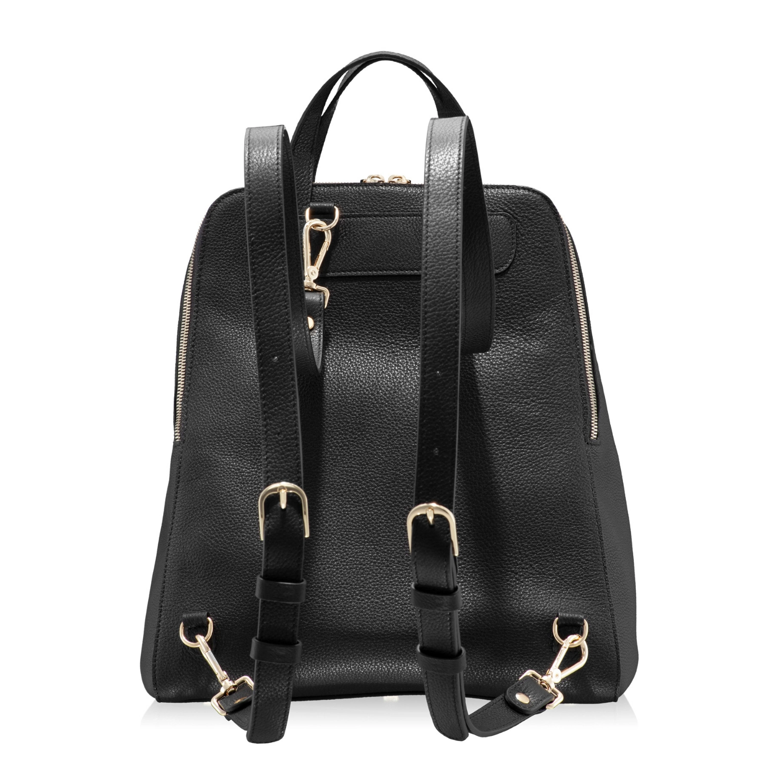 Picture of Women Leather Backpack BINDY BOTTALATO BLACK