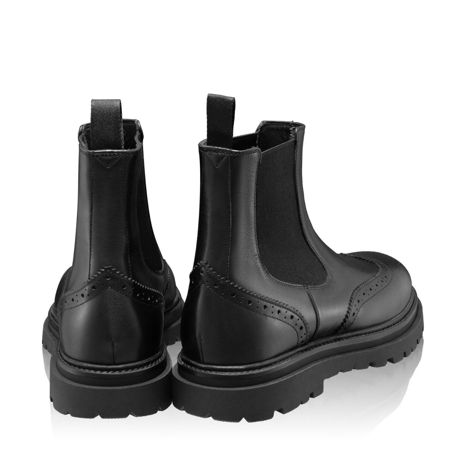 Снимка на Мъжки Обувки 7320 Черно Витело