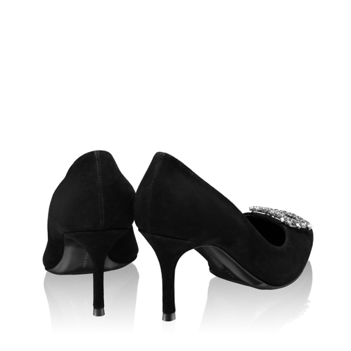 Imagine Pantofi Eleganti Dama 7549 Camoscio Negru