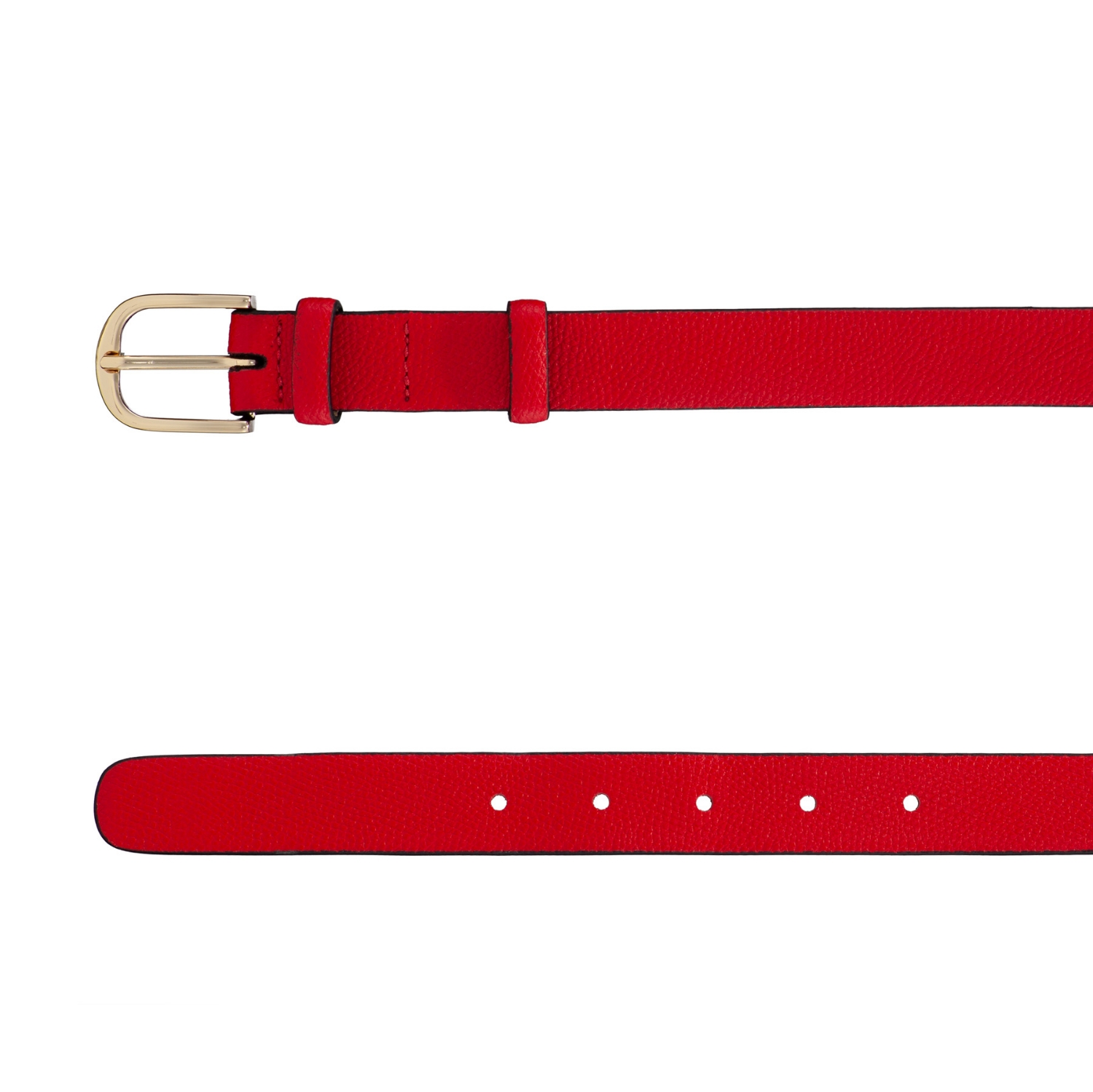 Снимка на ДАМСКИ КОЛАН 59 ЩАМПОВАНО ЧЕРВЕНО ТЕЛЕШКА КОЖА