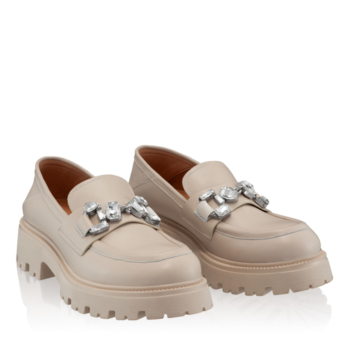 Imagine Pantofi Casual Dama 7596 Vitello Panna