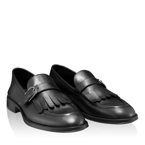 Imagine Pantofi Eleganti Barbati 7611 Vitello Negru