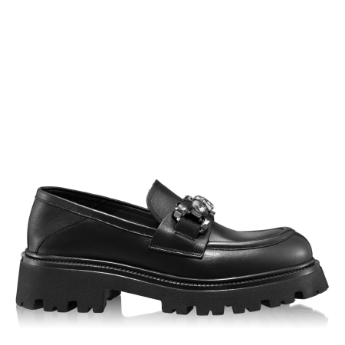 Imagine Pantofi Casual Dama 7596 Vitello Negru