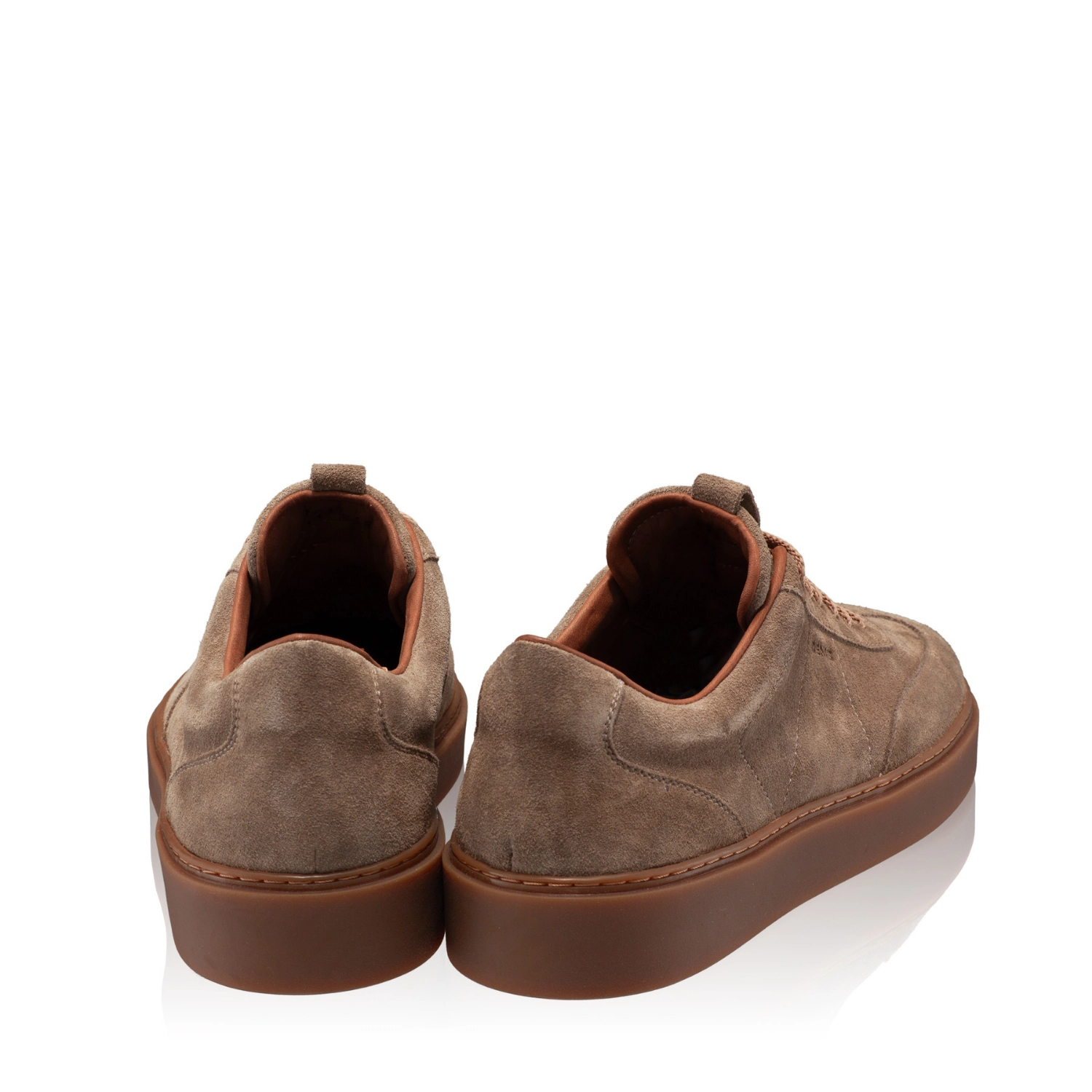 Picture of Men Suede Leather Sport Shoes 7610 Crosta Taupe