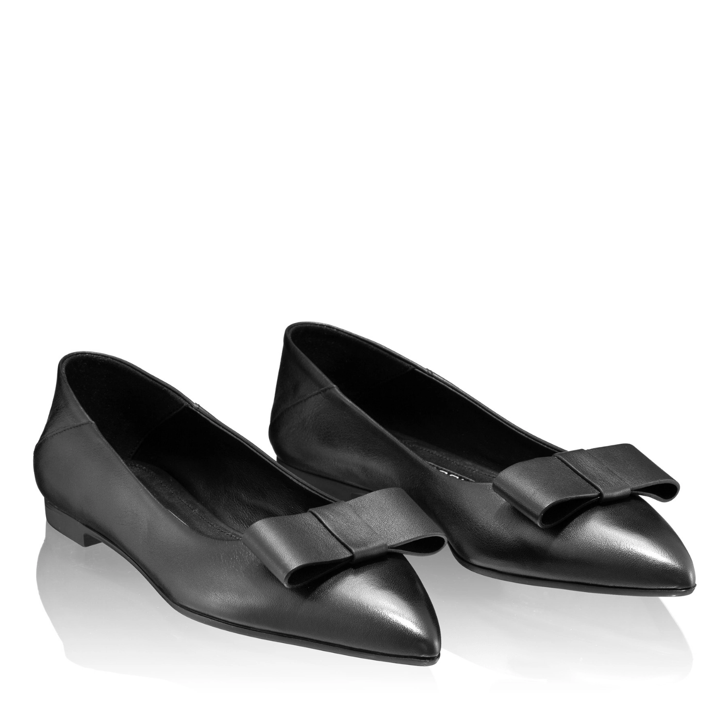 Picture of Women Ballerina Flats 7518 Vitello Black