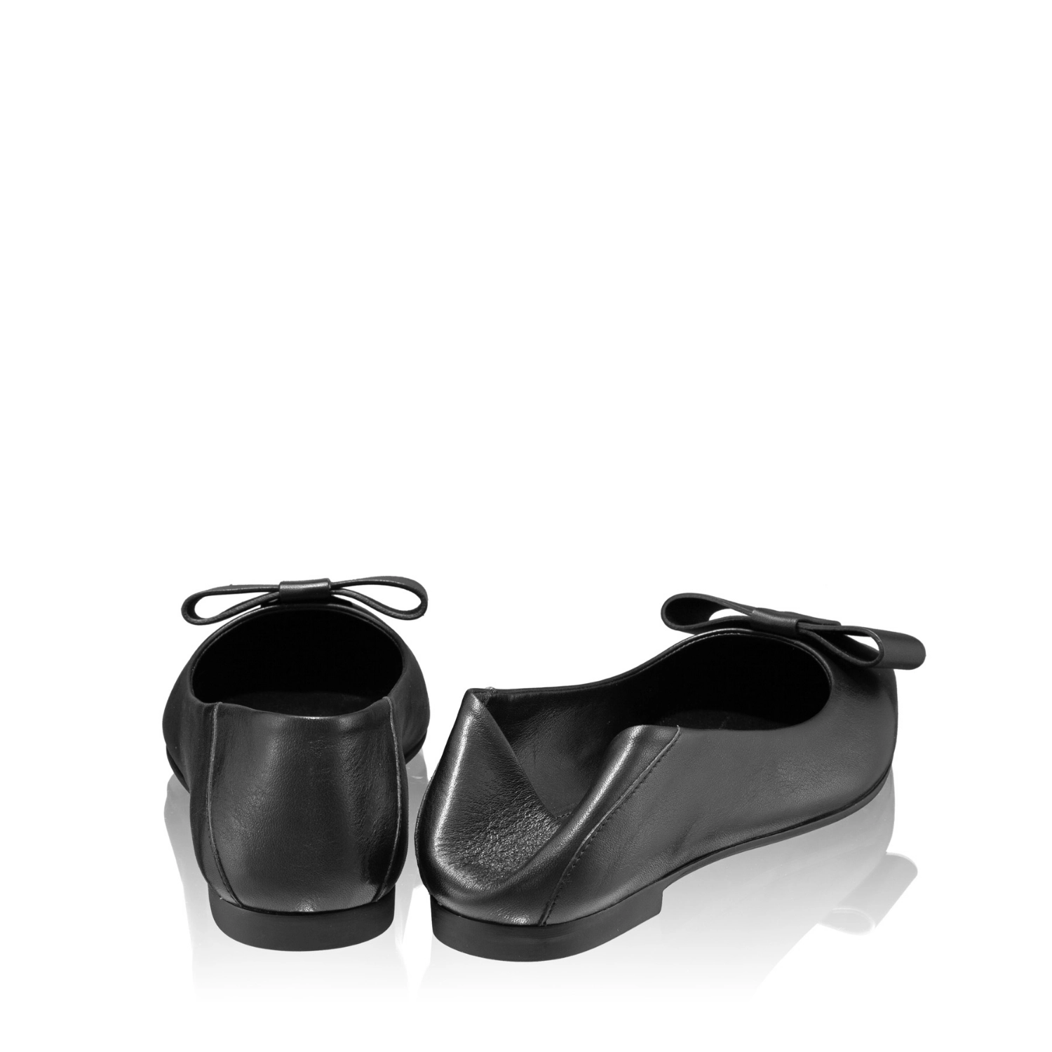 Picture of Women Ballerina Flats 7518 Vitello Black