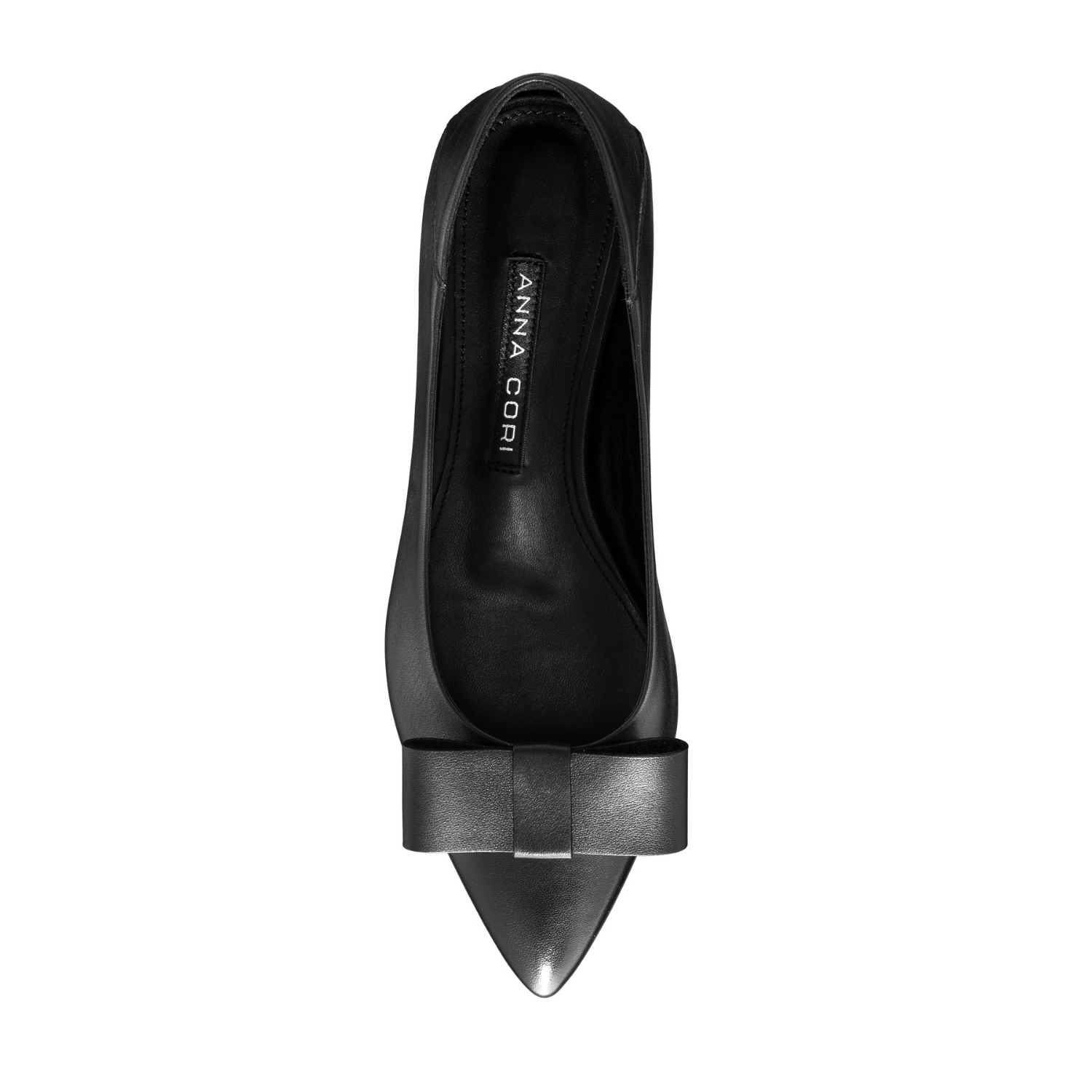 Picture of Women Ballerina Flats 7518 Vitello Black