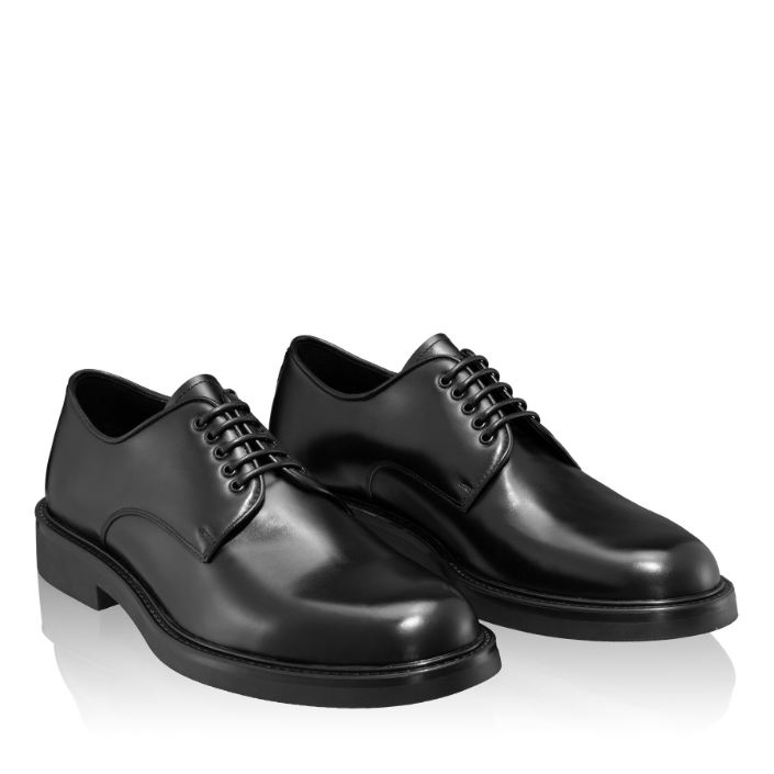 Pantofi Eleganti Barbati 7629 Vitello Negru