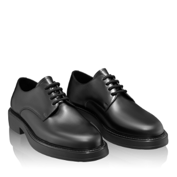 Pantofi Eleganti Barbati 7630 Vitello Negru