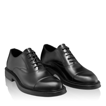 Pantofi Eleganti Barbati 7643 Vitello Negru