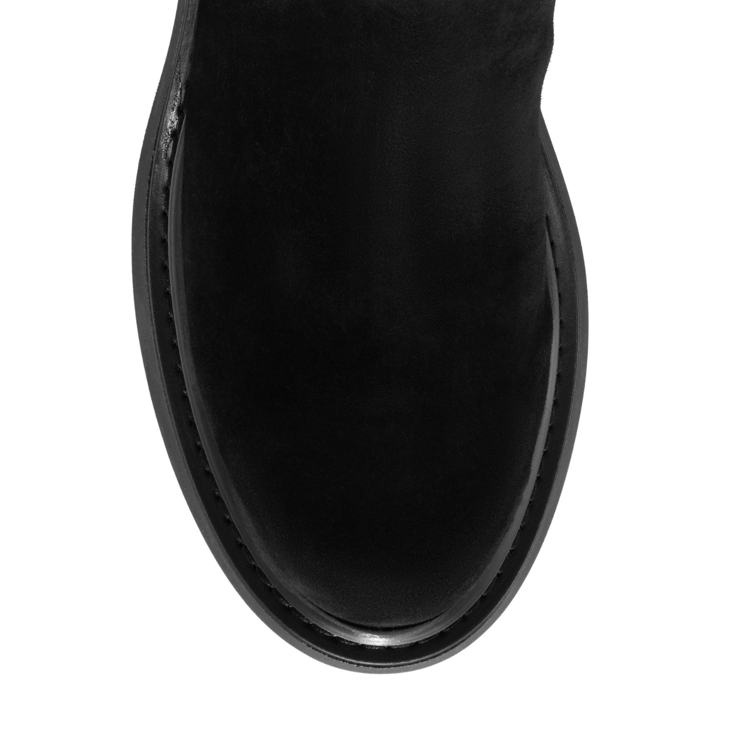 Picture of Women Suede Leather Boots 7936 Camoscio Black